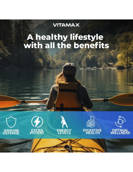 Suplemento Vitamínico Vitamax 60ct - Miel de Manuka, No OGM, Vegano