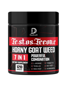Suplemento Dedicad Test Support 120 Cápsulas 7 en 1 Energía