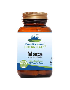 Cápsulas de Raíz de Maca Orgánica 1000 mg Pure Mountain Botanicals
