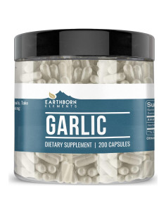 Cápsulas de Ajo Elementos de la Tierra 200 Unidades Puro