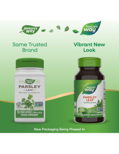 Hoja de Perejil Premium Nature's Way 100 Cápsulas Veganas 2
