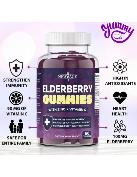 Gominolas Premium Nueva Era con Vitamina C y Zinc - 120 Unidades