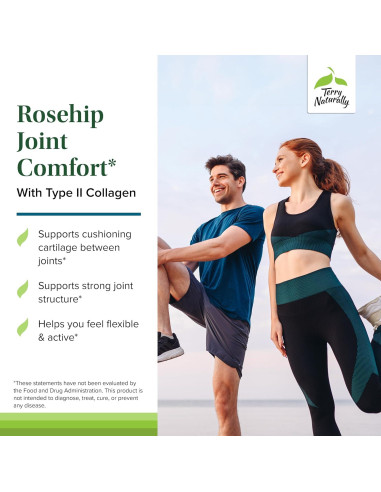 Suplemento Articular Terry Naturally Rosa Mosqueta 60 Cápsulas