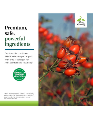 Suplemento Articular Terry Naturally Rosa Mosqueta 60 Cápsulas