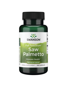 Swanson Saw Palmetto 540 mg - Suplemento Natural 100 Cápsulas