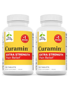 Suplemento Curamin Extra Strength Terry Naturally 120 Tabletas