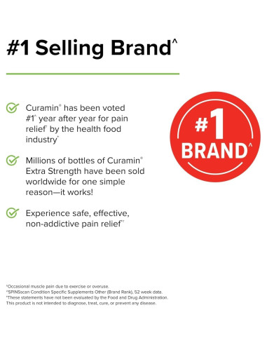 Suplemento Curamin Extra Strength Terry Naturally 120 Tabletas