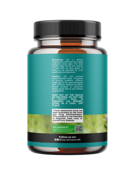 Suplemento Hepático Natures Craft 70 Cápsulas Cardo Mariano Suplemento Hepático Natures Craft 70 Cápsulas Cardo Mariano