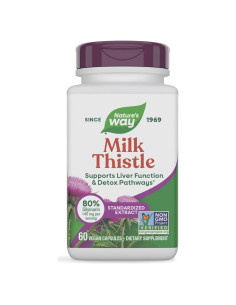 Cardo Mariano Nature's Way 175 mg 60 Cápsulas Veganas