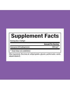 Suplemento Coenzima Q10 200 mg Factores Naturales 60 Gelatinas 2