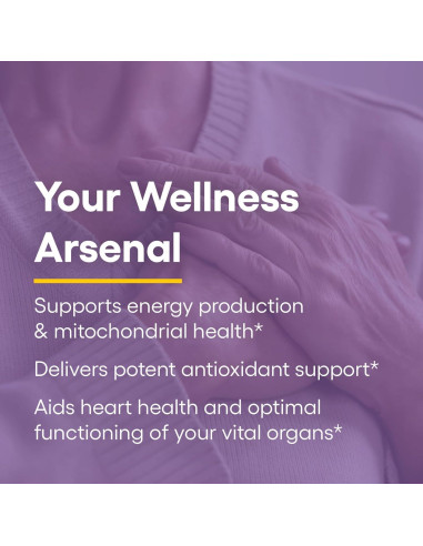 Suplemento Coenzima Q10 200 mg Factores Naturales 60 Gelatinas