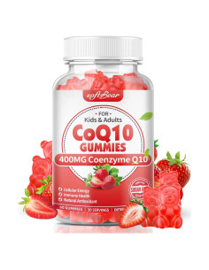 Gominolas CoQ10 Softbear 400mg Sabor Fresa 60 Unidades