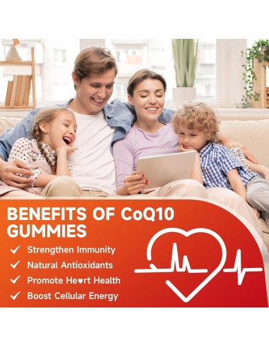Gominolas CoQ10 Softbear 400mg Sabor Fresa 60 Unidades