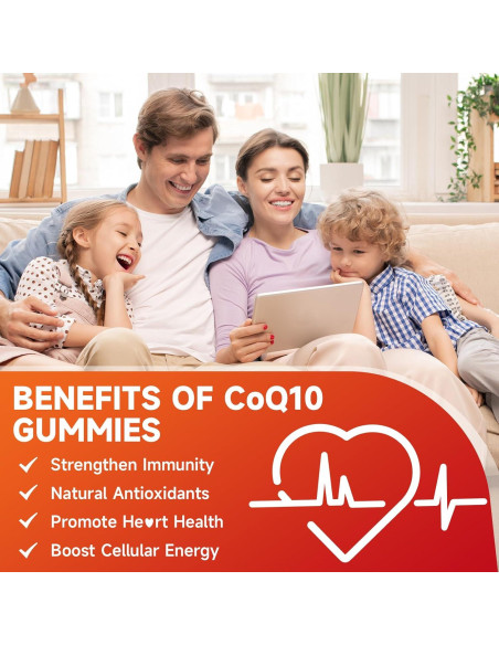 Gominolas CoQ10 Softbear 400mg Sabor Fresa 60 Unidades