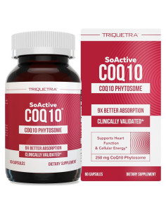 SoActive CoQ10 250 mg Fitósoma - 60 Cápsulas - Alta Absorción