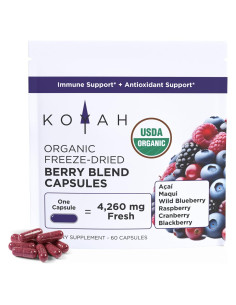 Cápsulas de Mezcla de Bayas Orgánicas KOYAH - 60 Unidades