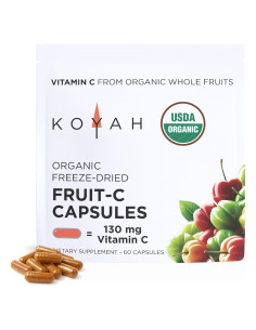 Cápsulas Orgánicas de Vitamina C KOYAH - 60 Unidades - 130 mg