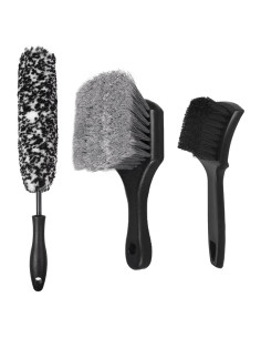 Juego de Cepillos de Limpieza para Ruedas TTRCB - 3 Piezas