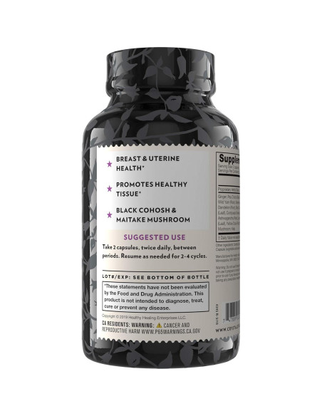 Defensa Fibro Crystal Star 60 Cápsulas - Salud de Senos y Útero