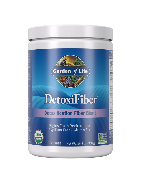 Garden of Life Polvo de Fibra Orgánica Detox Sin Sabor 30 Porciones Garden of Life Polvo de Fibra Orgánica Detox Sin Sabor 30 Porciones