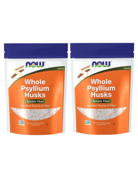 Psyllium Husks Enteras NOW Foods 453.6 g - Suplemento Fibra Psyllium Husks Enteras NOW Foods 453.6 g - Suplemento Fibra