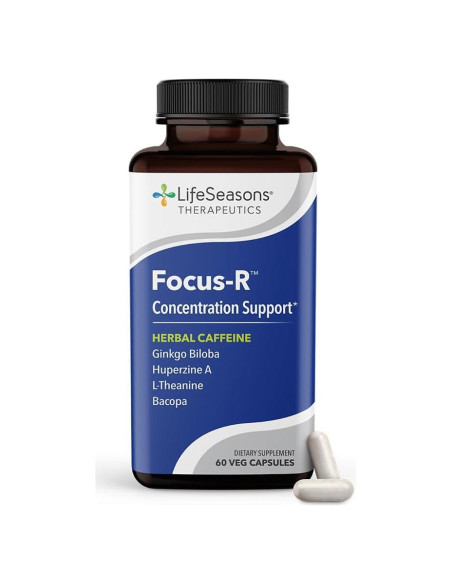 LifeSeasons Focus-R - Suplemento para Concentración - 60 Cápsulas