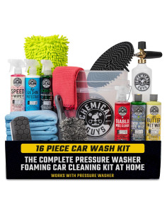 Kit de Lavado de Autos 16 Piezas Chemical Guys HOL169