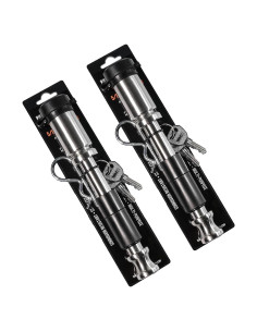 Pasadores de bloqueo BulletProof Hitches 5/8" Plata - 2 Paquete