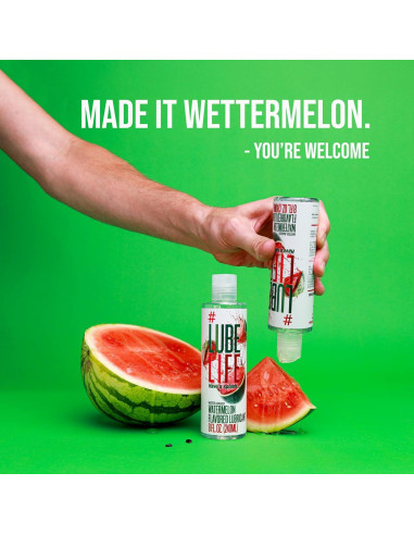 Lubricante Personal a Base de Agua Lube Life Sabor Sandía 240ml