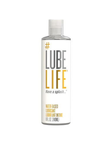 Lubricante Personal a Base de Agua LubeLife 230g - Vegano, Sin Manchas
