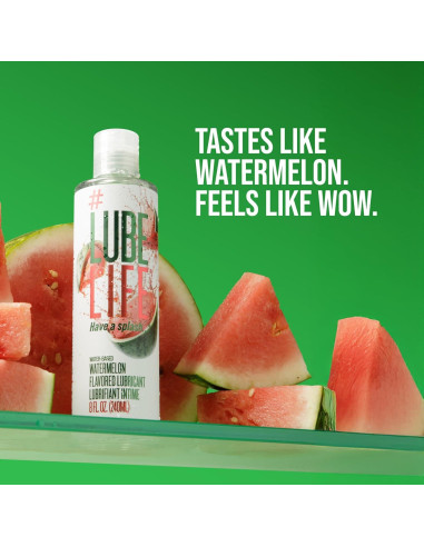 Lubricante Personal a Base de Agua Lube Life Sabor Sandía 240ml
