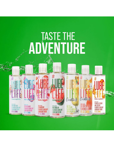 Lubricante Personal a Base de Agua Lube Life Sabor Sandía 240ml