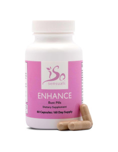 Píldoras de Aumento de Senos IsoSensuals - 60 Cápsulas Naturales