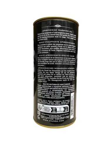 Aceite Calentador Afrodisíaco Shunga Fresas y Champán 100ml