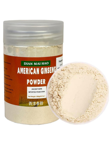 250g Polvo de Ginseng Americano Puro Sin Aditivos