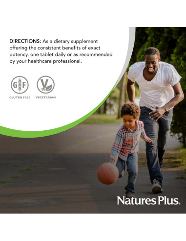 Suplemento Herbal Ginseng Coreano Natures Plus 1000 mg 30 Tabletas