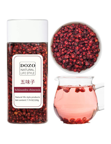 Té de Baya de Schisandra DOZO 220g - Sin Cafeína, Natural