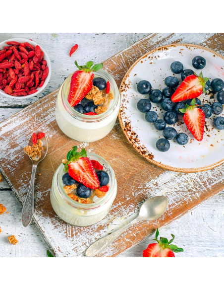 Bayas de Goji Secas Orgánicas Yupik 1 kg, Sin Gluten, Vegano