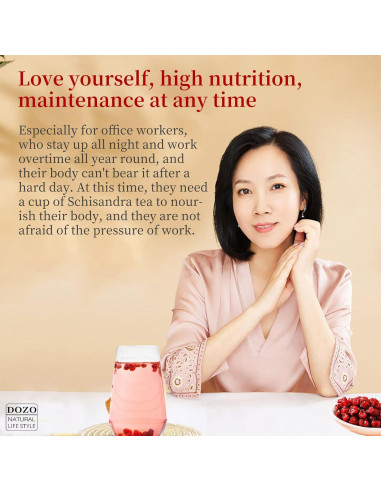 Té de Baya de Schisandra DOZO 220g - Sin Cafeína, Natural