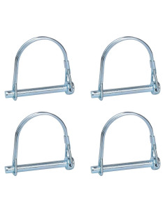 Pasador de Acoplador de Remolque 4PCS Tivnhuils 6.35mm