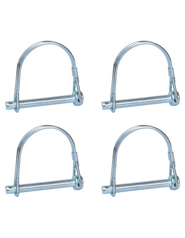 Pasador de Acoplador de Remolque 4PCS Tivnhuils 6.35mm