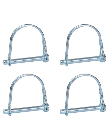 Pasador de Acoplador de Remolque 4PCS Tivnhuils 6.35mm