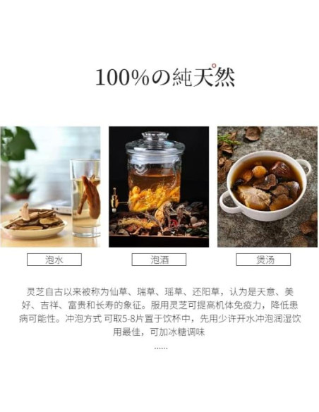 Rodaja de Hongo Reishi Rojo Seco Greenlike 227g