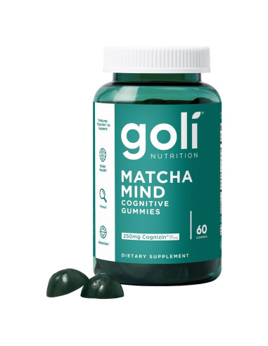 Gomitas Goli Matcha Mind - 60 Unidades - Enfoque y Salud Cerebral