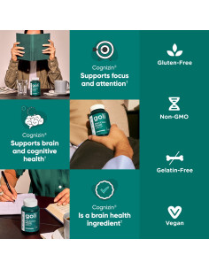 Gomitas Goli Matcha Mind - 60 Unidades - Enfoque y Salud Cerebral 2