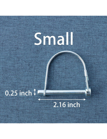 Pasador de Acoplador de Remolque 4PCS Tivnhuils 6.35mm