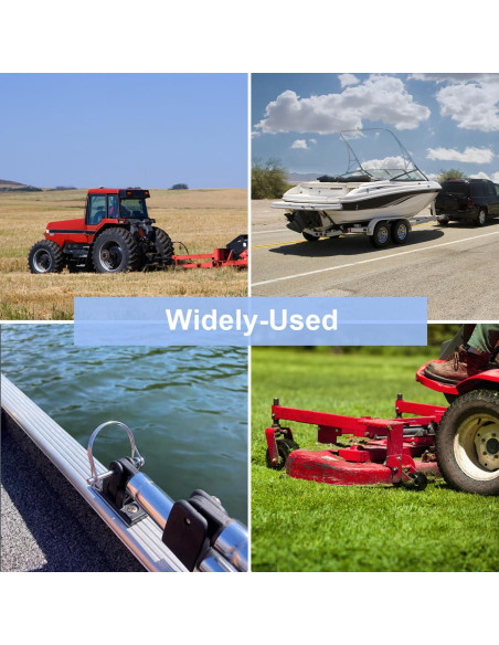 Pasador de Acoplador de Remolque 4PCS Tivnhuils 6.35mm