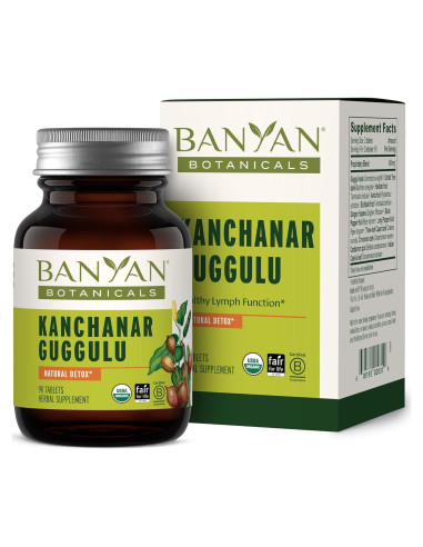 Tabletas Kanchanar Guggulu Banyan Botanicals - 90 Tabletas Veganas