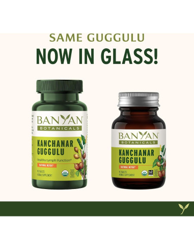Tabletas Kanchanar Guggulu Banyan Botanicals - 90 Tabletas Veganas