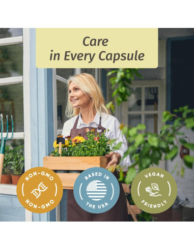 Cápsulas de Motherwort Herbamama 1200mg - 100 unidades